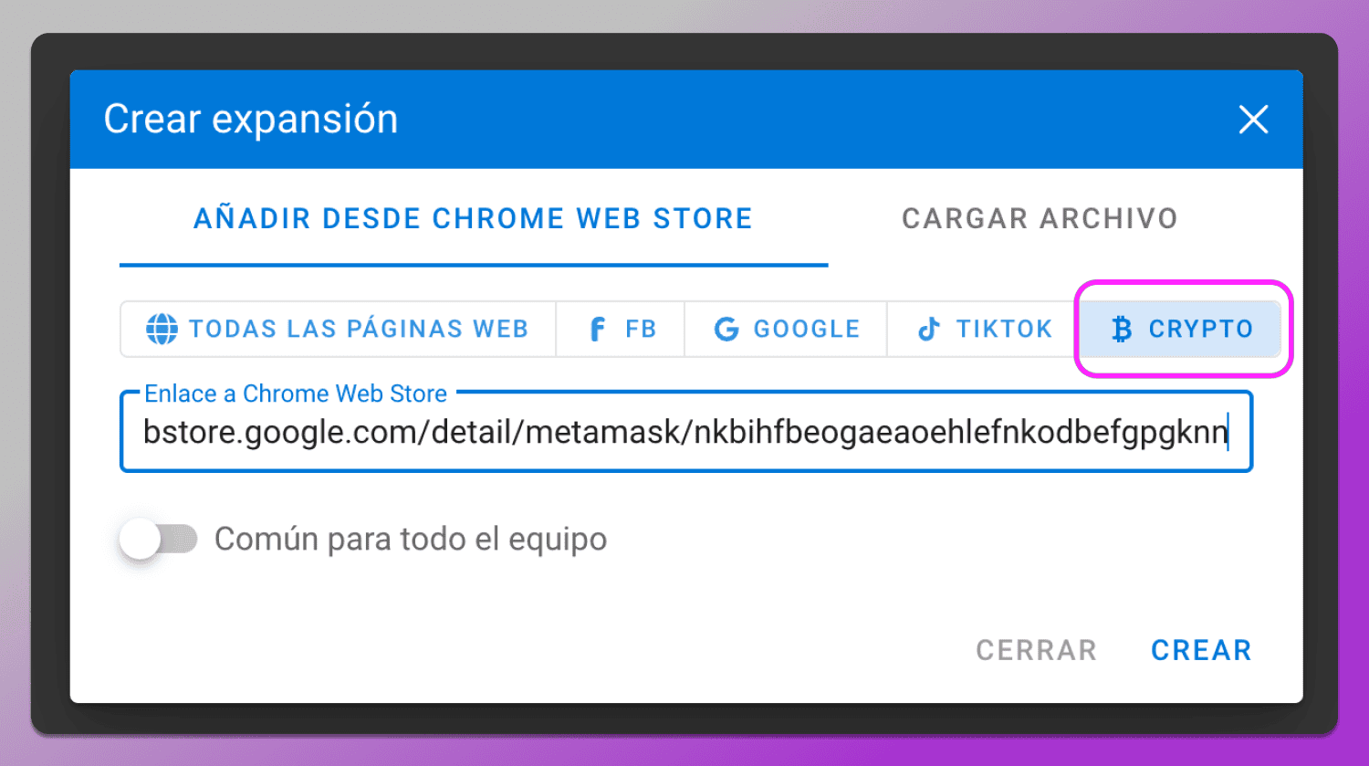 MetaMask Extension Dolphin Anty
