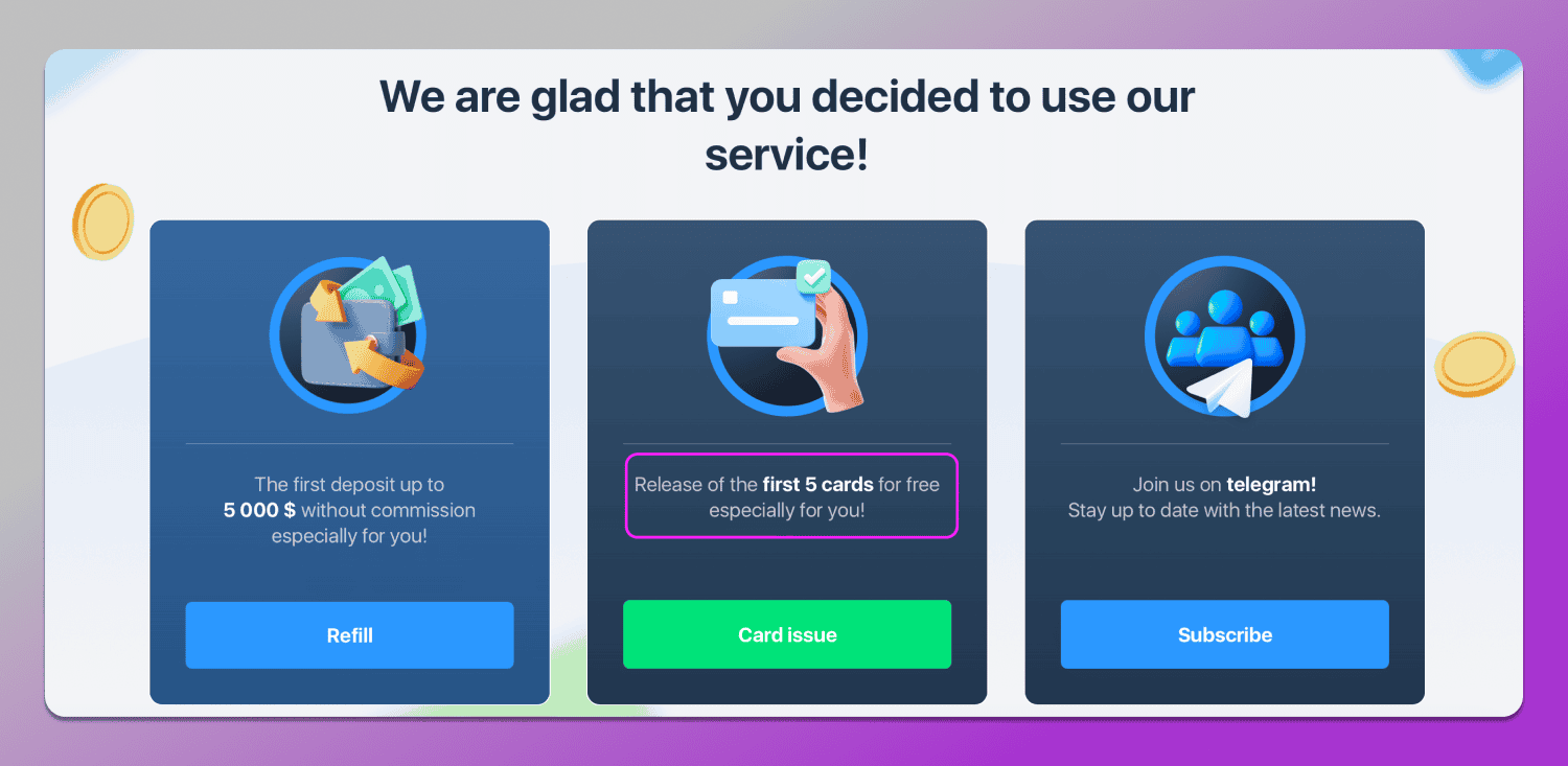 Virtual Cards Dolphin Anty