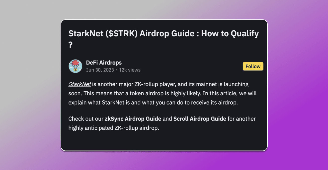Guide to getting tokens on Binance