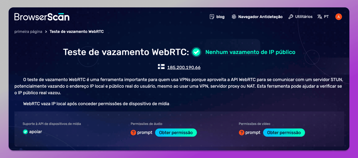 WebRTC Dolphin Anty
