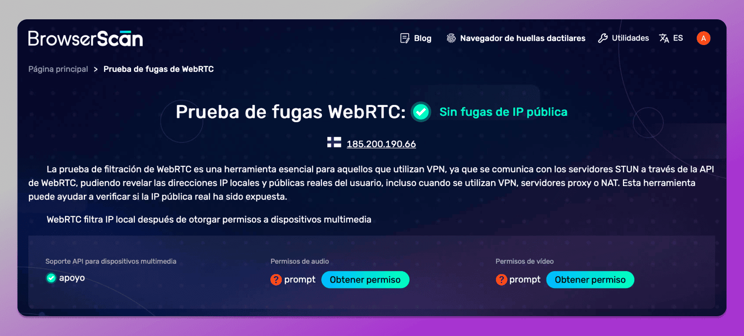 WebRTC Dolphin Anty