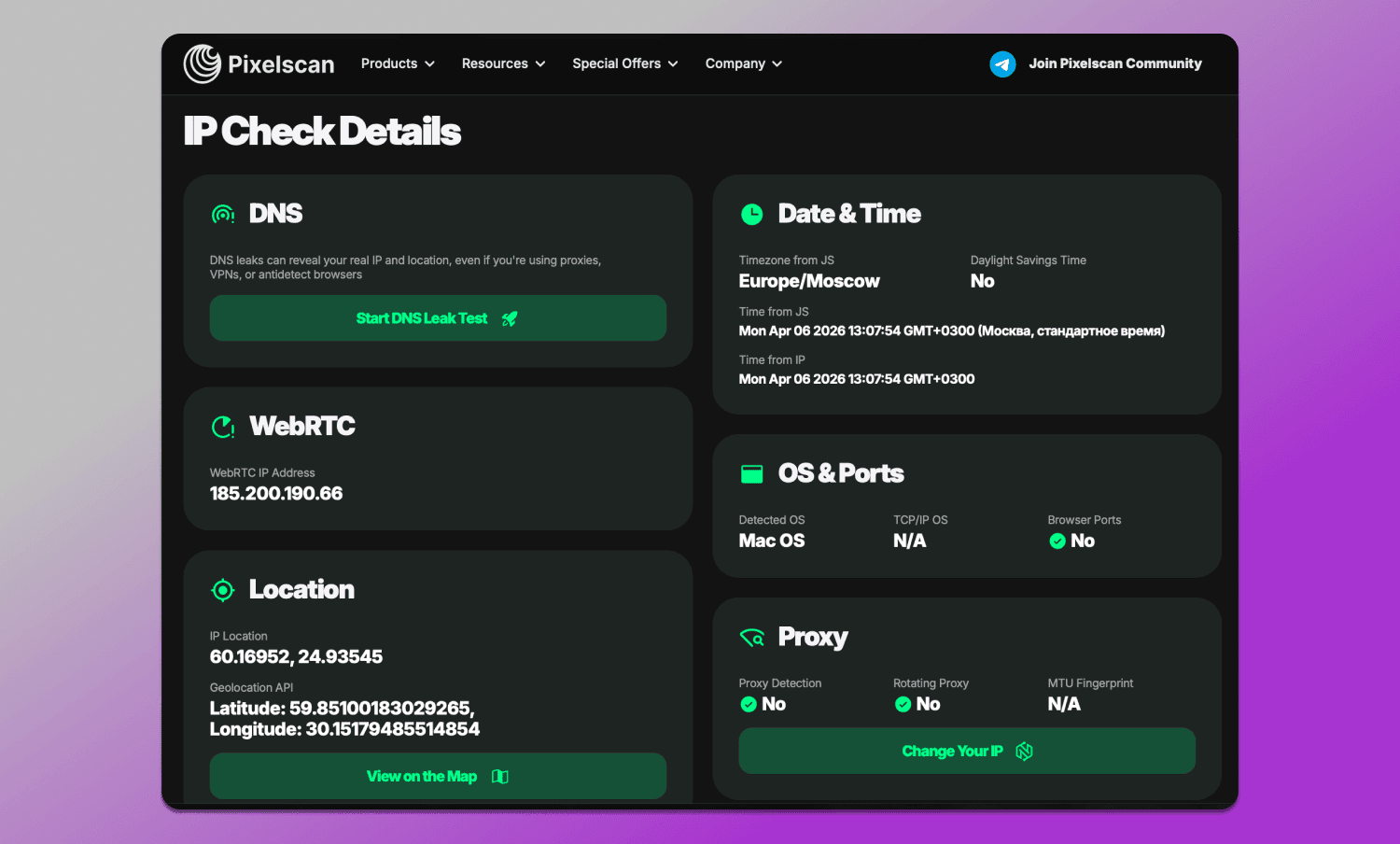 IP Check Dolphin Anty