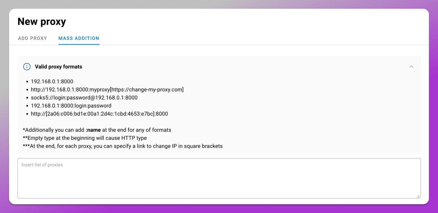 New proxy Dolphin Anty