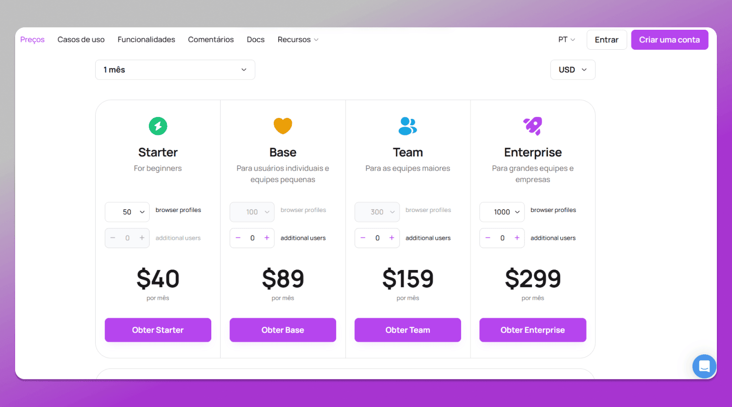 Pricing Dolphin Anty