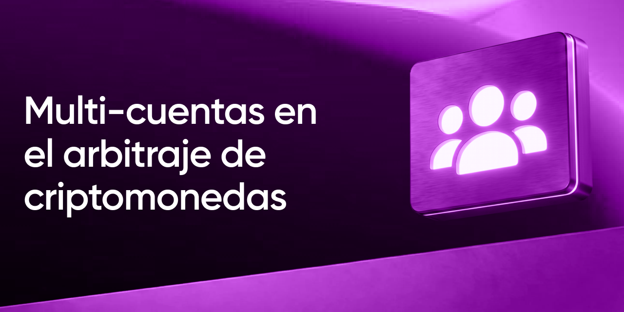 Arbitraje de criptomonedas entre exchanges y P2P con multi-cuentas